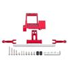 CNC Aluminium BAT Servo Mount with Hydraulic Steering Link for 1/10 RC Crawler Axial SCX10 III Portal Axle LCG Chassis DIY Parts (Red) view 1