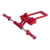 CNC Aluminium BAT Servo Mount with Hydraulic Steering Link for 1/10 RC Crawler Axial SCX10 III Portal Axle LCG Chassis DIY Parts (Red) view 4