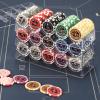 LUOBAO Acrylic Poker Chip Tray Rack- Clear Organizer for 100 Standard Casino Chips-Suitable for Texas Hold'em, Blackjack, Gambling, Poker Clubs, Parties, or Family Casino Nights view 4