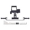 CNC Aluminium BAT Servo Mount with Hydraulic Steering Link for 1/10 RC Crawler Axial SCX10 III Portal Axle LCG Chassis DIY Parts (Black) view 1
