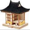 Youngmodeler Mini Tile Roofed House 2 Compartsments, Wooden Creative Model Kits, Detailed Model Kits for Enthusiasts and Collectors  view 1