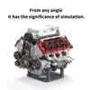 ConsoleXpress Mini V8 Engine Kits That Runs, MAD V8 Model Engine Build Kit RC Model Kits for Adults, DIY Assembly Engine Model for AX90104 SCX10 Capra VS4-10 Pro/Ultra Model Car view 3