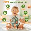 Joyreal Montessori Toys for 1 Year Old - 8-in-1 Wooden Activity Cube, Montessori Baby Activity Center for 1+ Year Old, Educational Toy for Toddlers, Ideal Gift for Boys and Girls with Seasonal Theme view 3
