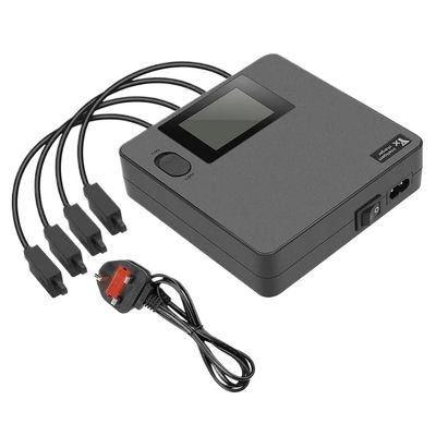 CUIPPWRJ 6 in 1 Charger with Digital Display Compatible with Air 3 3S Drone Fast Hub with USB Adapter Compatible Accessories(UK Plug)