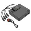 CUIPPWRJ 6 in 1 Charger with Digital Display Compatible with Air 3 3S Drone Fast Hub with USB Adapter Compatible Accessories(UK Plug) view 1
