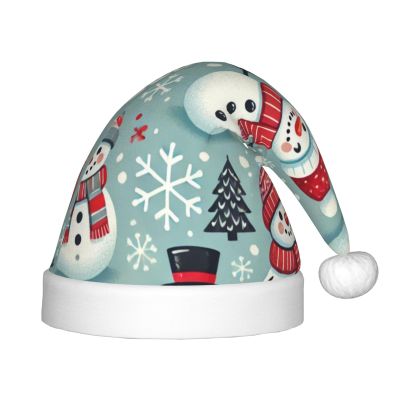 Augenstern Christmas Hat Xmas-Snowman-Kawaii Xmas Hat Unisex Santa Hat