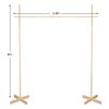 GOTHINK Wooden Limbo Game for Kids Adults, 4.7ft Tall Limbo Pole How Low Can You Go Outdoor Game Set Great for School Field Day Luau, Cookout, Pool Party, Birthday and Summer Outdoor Activities view 2