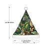 Augenstern Christmas Hat Lion-Zebra-Tropical-Plant Xmas Hat Unisex Santa Hat view 3