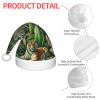 Augenstern Christmas Hat Lion-Zebra-Tropical-Plant Xmas Hat Unisex Santa Hat view 4