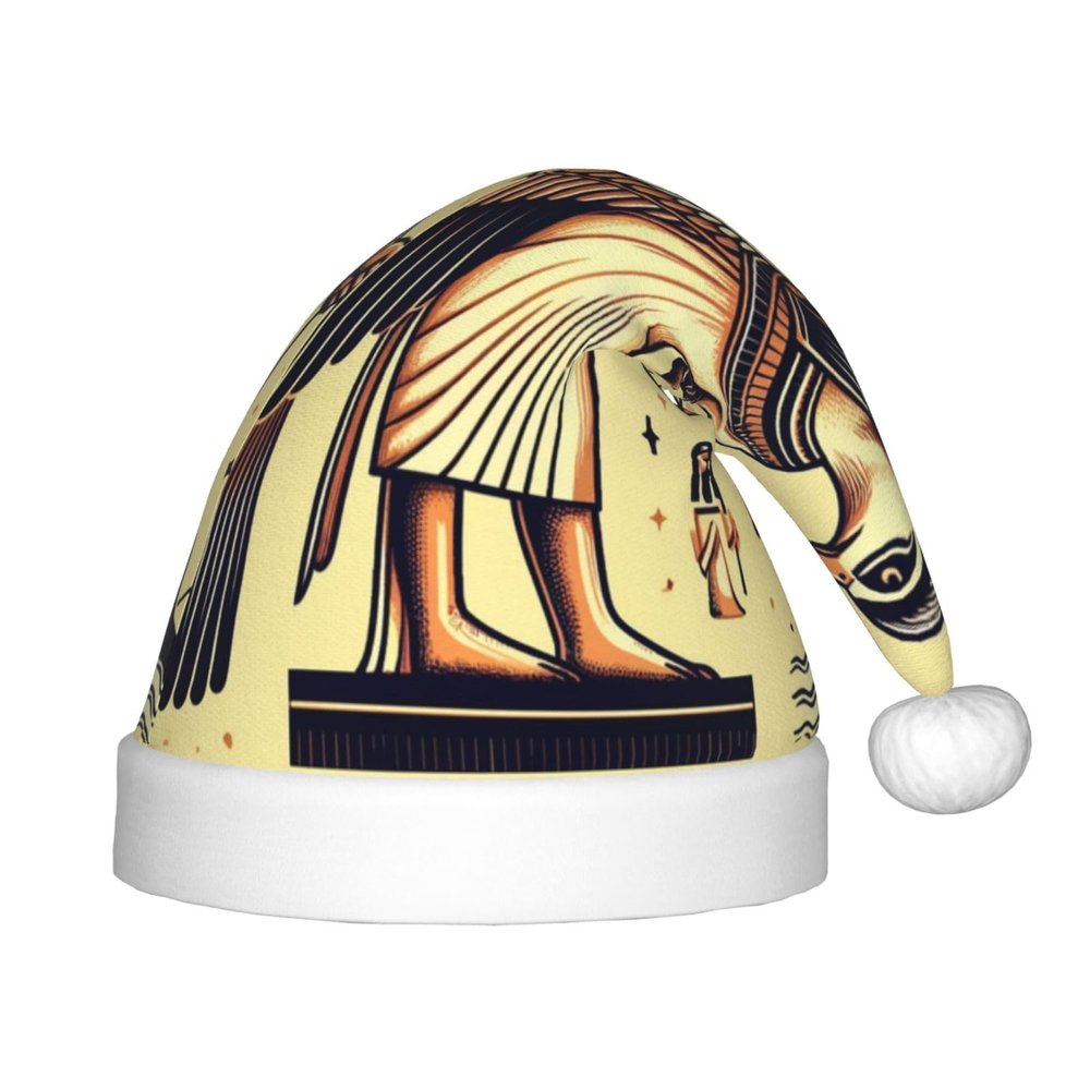 Augenstern Christmas Hat Ancient-Egypt-Egyptian-Pharaohs Xmas Hat Unisex Santa Hat