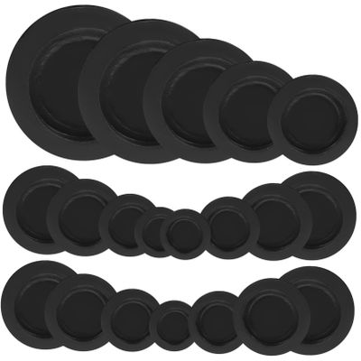 COSMEVIVI 20pcs Round Rubber Stoppers for Money Jar Bank Money Box Tub Stopper Socket Covers Proofing Plug Protectors