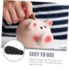 COSMEVIVI 20pcs Round Rubber Stoppers for Money Jar Bank Money Box Tub Stopper Socket Covers Proofing Plug Protectors view 2