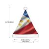 Augenstern Christmas Hat Philippine-Flag Xmas Hat Unisex Santa Hat view 3