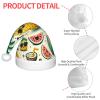 Augenstern Christmas Hat Tropical-Hipster-Fruit-Party Xmas Hat Unisex Santa Hat view 4