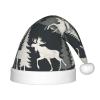Augenstern Christmas Hat Moose-Trot-Pine-Trees Xmas Hat Unisex Santa Hat view 1