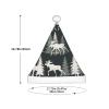 Augenstern Christmas Hat Moose-Trot-Pine-Trees Xmas Hat Unisex Santa Hat view 3