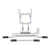 Clxdq-718 Aluminium SOA Servo Mount and Scale Hydraulic Steering Link for 1/10 RC Crawler FIMONDA ROCKJOCK SCX10 II Straight Axle Upgrade (Silver) view 1