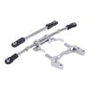 Clxdq-718 Aluminium SOA Servo Mount and Scale Hydraulic Steering Link for 1/10 RC Crawler FIMONDA ROCKJOCK SCX10 II Straight Axle Upgrade (Silver) view 4