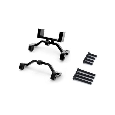 1Pcs Metal Trolley Base and Axle Up Servo Bracket Mount for MN D90 D91 MN99S for WPL C24 C14 C14K C24K RC Car Upgrade Accessories(Burgundy)