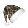 Augenstern Christmas Hat Camo-Leaves-Tree-Branches Xmas Hat Unisex Santa Hat view 2