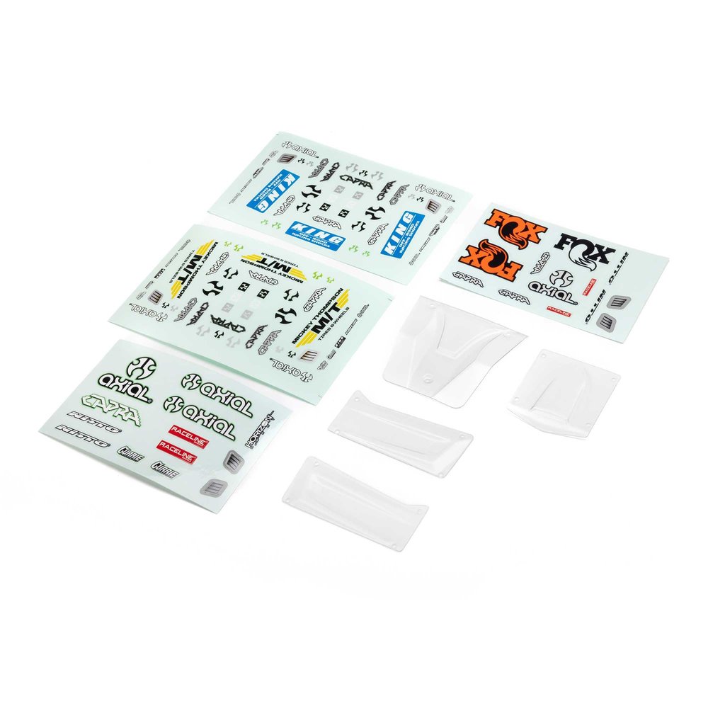 Axial Body Panel Set (Clear): Capra, UTB18, AXI-1871