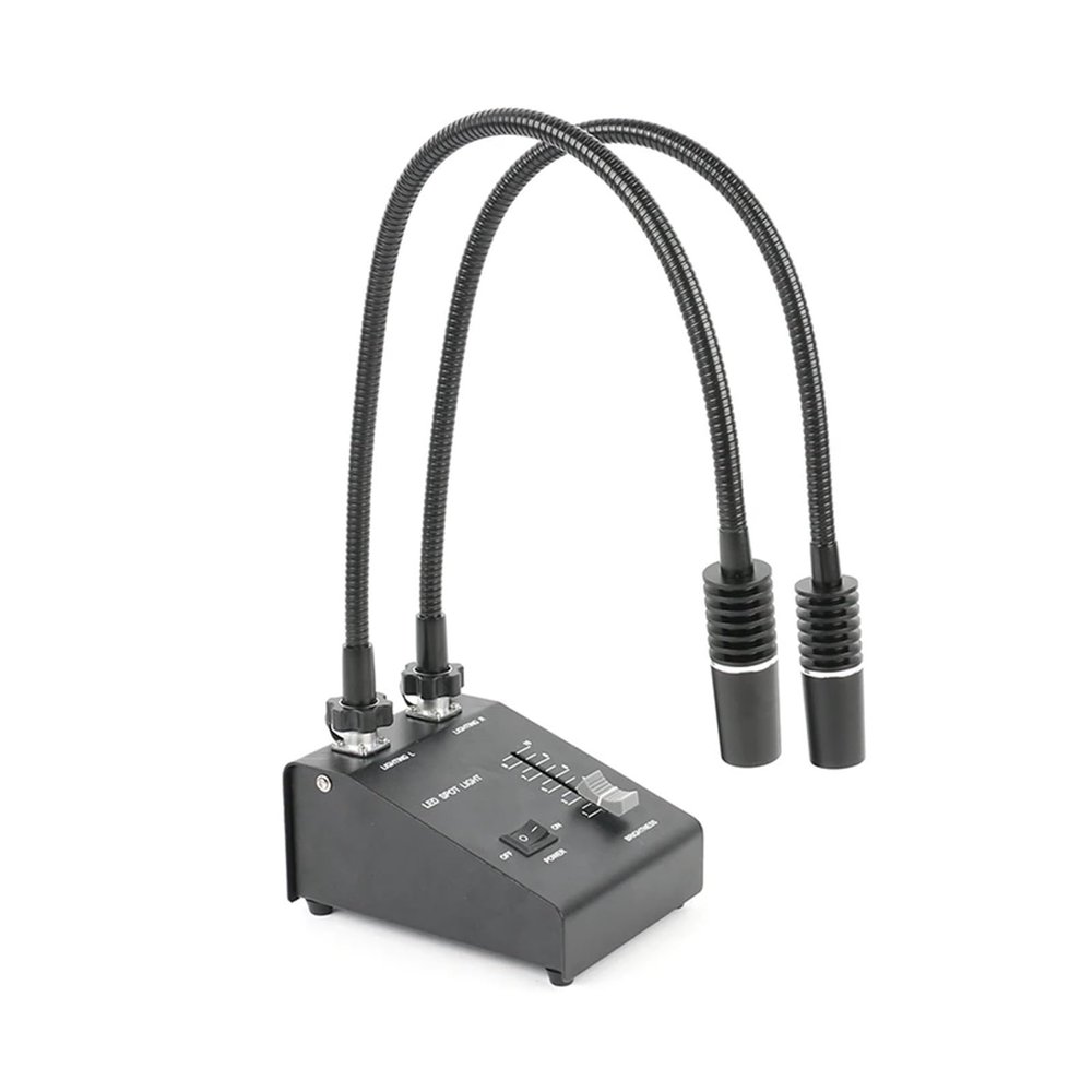 6W 6400K High Brightness LED Gooseneck Lamp Spotlight Lamp Fill Light for Industry Video Microscope Camera