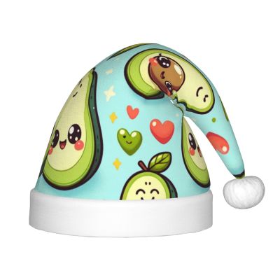 Augenstern Christmas Hat Cute-Green-Avocado Xmas Hat Unisex Santa Hat