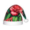 Augenstern Christmas Hat Clusters-Roses-Floral Xmas Hat Unisex Santa Hat view 1