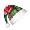 Augenstern Christmas Hat Clusters-Roses-Floral Xmas Hat Unisex Santa Hat view 2