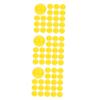 CAXUSD 150pcs Lottery Balls Yellow Ingo Balls Lottery Game Party Activity Props Seamless Plastic Game view 1