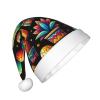 Augenstern Christmas Hat Colorful-Cactus-Plants Xmas Hat Unisex Santa Hat view 2