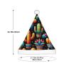 Augenstern Christmas Hat Colorful-Cactus-Plants Xmas Hat Unisex Santa Hat view 3