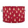AMmao Cute Christmas Tree Pattern Toys Storage Bin with Cotton Rope Large Capacity Clothes Storage Baskets Laundry Hamper Holiday Ornament Box Organizer for Bedroom Bathroom Nursery view 1