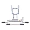 Clxdq-718 Aluminium SOA Servo Mount and Scale Hydraulic Steering Link for 1/10 RC Crawler FIMONDA ROCKJOCK SCX10 II Straight Axle Upgrade (Titanium) view 1