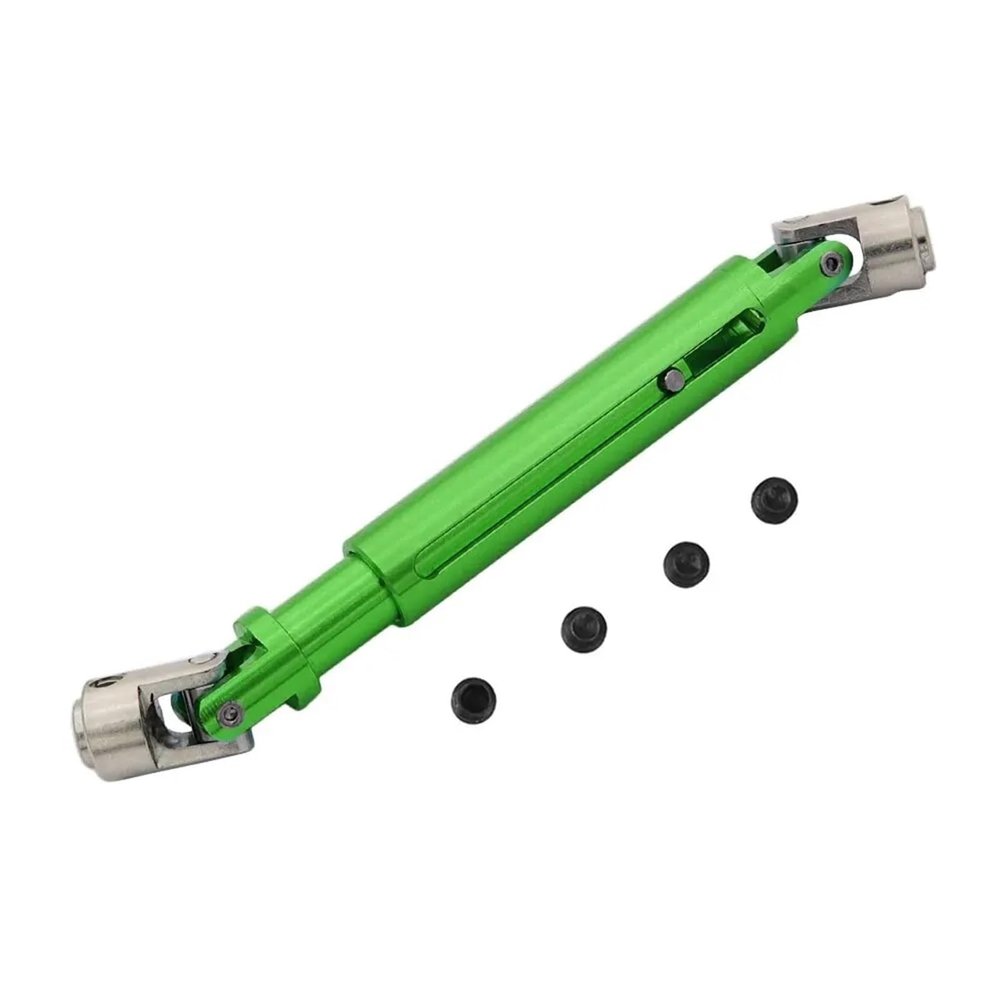 1 Pcs Aluminum Drive Shaft Joint CVD Parts 103-150mm for Axial SCX10 AX10 for Tamiya CC01 D90 RC4WD TF2 1/10 RC Rock Crawler(Green)