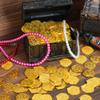 120 PCS Pirate Decorations, 1.38 in Pirate Coins, 0.06 in Spanish Coins Fake Coins Plastic Coins Gold Coins Toys Coins for Kids, Pirate Party Decor Pirate Treasure Game Hunt Party Supplies view 4