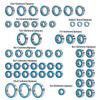 55Pcs Sealed TRX6 Bearing Set for 1/10 RC Crawler TRX-6 Chassis G63 6X6 Axles Transmission Replacement Parts view 2