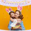 10 Pcs 8 Inch Giant Clear Easter Eggs Jumbo Transparent Easter Eggs Plastic Eggs Fillable for Easter Basket Stuffers Fillers Party Decor view 4