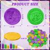 120 PCS Mardi Gras Decorations, 1.4 in Plastic Gold Coins, Purple Gold Green Mardi Gras Coins Fake Coins Mardi Gras Tokens, Mardi Gras Party Supplies Costume Accessories for Parade Maskquerade view 2