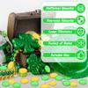 120 PCS St Patricks Day Decorations, 1.4 in Shamrock St Patricks Day Coins, Gold Green Lucky Coins Fake Coins Plastic Coins St Patricks Day Gold Coins, Shamrock Decoration St Patricks Day Party Favor view 3