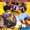 120 PCS Gold Coins, 1.4 in Plastic Gold Coins, 0.08 in Thick Fake Coins Pirate Coins Tokens Play Coins for Kids, Pirate Treasure Classroom Reward Adventure Theme Party Supplies for Pirate Party view 3
