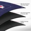 REAHOISY 70" x 35" Poker Mat Poker Table Top, Portable Texas Hold'em Poker Table Topper, Foldable Poker Table Tops w/Storage Cylinder, Non-Slip Rubber for Card Games, Blackjack (Blue, 70" x 35") view 4