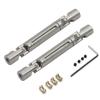 FGUwNU Metal Drive Shaft Driveshaft Compatible with 1/12 RC Cars Upgrade Parts Accessories MN168 MN82 MN78 3mm to 4mm Shaft Sleeve(Silver) view 1