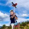ATOLOMOTOR 160FT Zip line Kit,Up to 330Lb Stainless Steel Zipline Set with Spring Brake and Safety Belt,Backyard Zipline for Kids and Adults Outdoor Playground Equipment view 3
