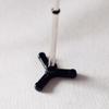 1/12 Dollhouse Miniature Accessories,Metal Microphone with Stand,Music Room Recording Room Studio Decoration view 3