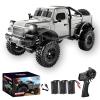 Authticar RC Crawler,1:18 Scale All Terrain Remote Control Car, 2.4 GHz 4WD Electric Rock Crawler with LED Lights, Toy Off-Road Vehicle for Teen s view 1