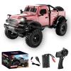 Authticar RC Crawler,1:18 Scale All Terrain Remote Control Car, 2.4 GHz 4WD Electric Rock Crawler with LED Lights, Toy Off-Road Vehicle for Teen s view 1