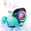 AUTOKAKUM Electronic Crab Toy, Cute Luminous Crab Toys Toddler Crawling Toy with Music and Light Interactive Sensory Toys for Boys Girls view 1