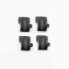 4PCS 12mm 16mm 18mm 25mm Carbon Tube Motor Seat Fixture Engine Mount Holder Support Bracket for RC Multi-axis UAV Drone Parts(25mm Black) view 1