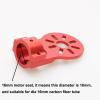 4PCS 12mm 16mm 18mm 25mm Carbon Tube Motor Seat Fixture Engine Mount Holder Support Bracket for RC Multi-axis UAV Drone Parts(25mm Black) view 3